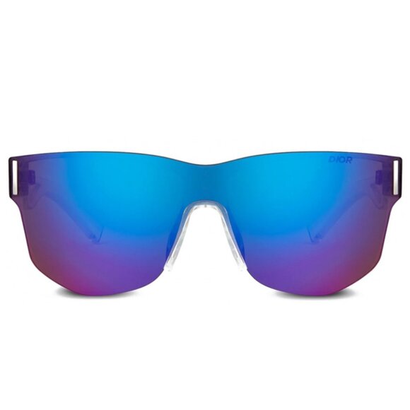 NEW AUTHENTIC DIORXTREM M2U J5A7 CRYSTAL BLUE SHIELD MEN DIOR SUNGLASSES - Picture 2 of 3